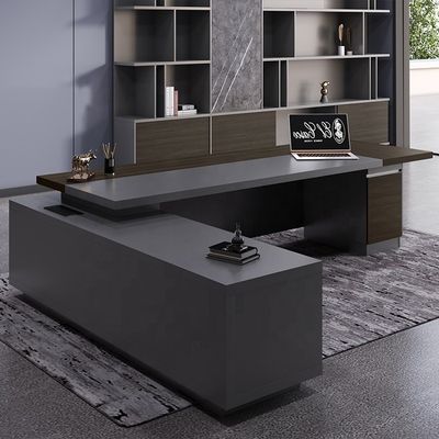 Scuola MDF Luxury Executive Office Desk Set per Arredamento Commerciale