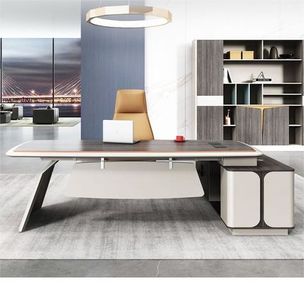 LAVORO PROCESSO LEGNO GRAININHINCLINED TABLE EDGE scrivania esecutiva per ufficio moderno