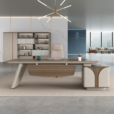 Ultimo design moderno Altezza regolabile in forma di L scrivania per giochi e lavoro in ufficio