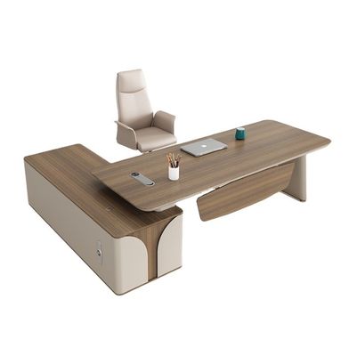 Ultimo design moderno Altezza regolabile in forma di L scrivania per giochi e lavoro in ufficio