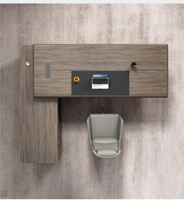 Modern Boss Home Office impermeabile L-shaped Computer Desk con PANEL Design in stile legno