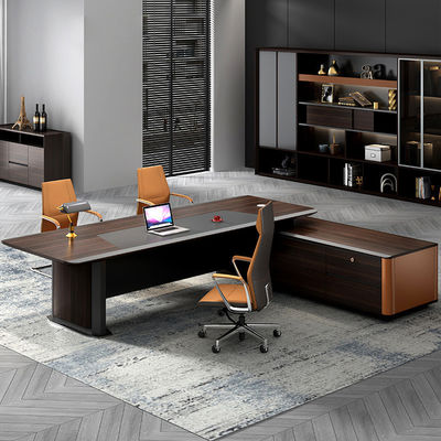 Moderni mobili in legno per grandi uffici con cassetti e certificazione ISO9001/ISO14001