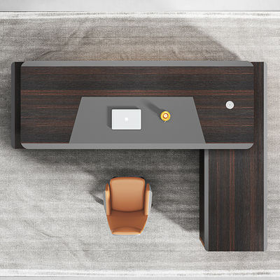 Arredamento per ufficio moderno 50 mm Spessore della parte superiore del tavolo scrivania in legno con cassetti