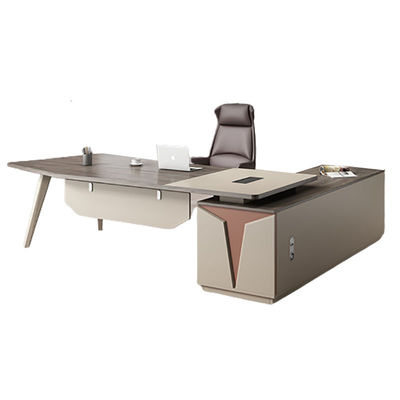 Scrivania Executive in legno massello Design moderno per mobili da ufficio confortevoli
