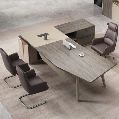 Mobili da ufficio confortevoli Scrivania da ufficio in legno con servizio di ordinazione mista