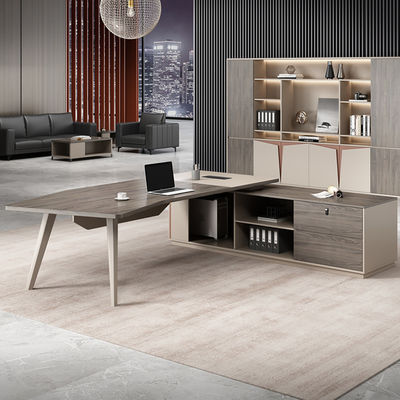 Mobili da ufficio confortevoli Scrivania da ufficio in legno con servizio di ordinazione mista