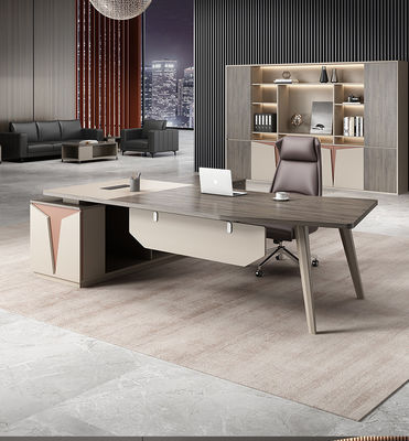 Scrivania Executive in legno massello Design moderno per mobili da ufficio confortevoli