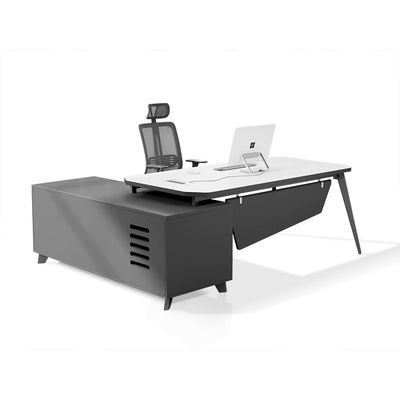 Modern CEO's Essential L Shape Wooden Executive Office Desk per lo spazio di lavoro del capo
