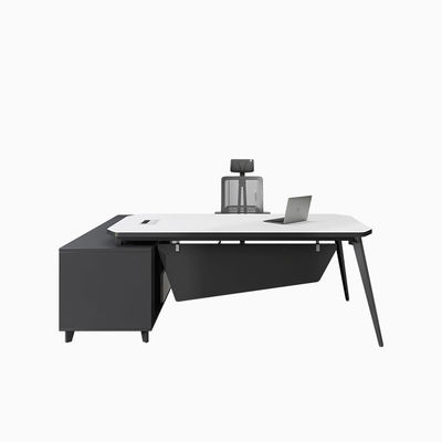 Modern CEO's Essential L Shape Wooden Executive Office Desk per lo spazio di lavoro del capo
