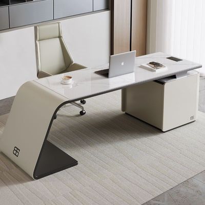 Modern Luxury Boss Executive Manager Desk per le aziende Tipo 1 Persona Stazioni di lavoro