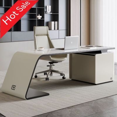 Modern Luxury Boss Executive Manager Desk per le aziende Tipo 1 Persona Stazioni di lavoro