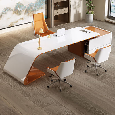 Modern Executive Office Desk Table for Boss Manager Mobile di lusso