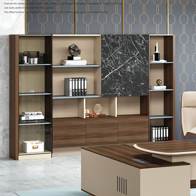 Boss mobili da ufficio di lusso a forma di L set per la tecnologia moderna casa ufficio amministrativo