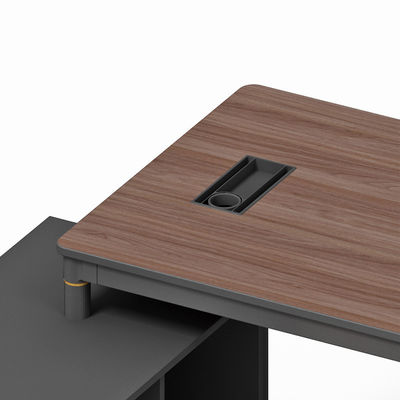 Stile di design moderno Tavolo e sedie di classe grande Combinazione ufficio modulare
