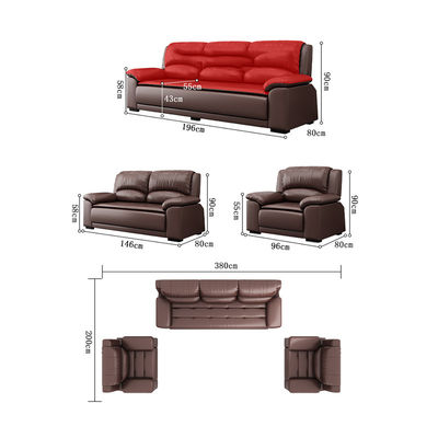 Design italiano Negoziazione Tavolo da caffè combinazione per salotto e reception aziendale