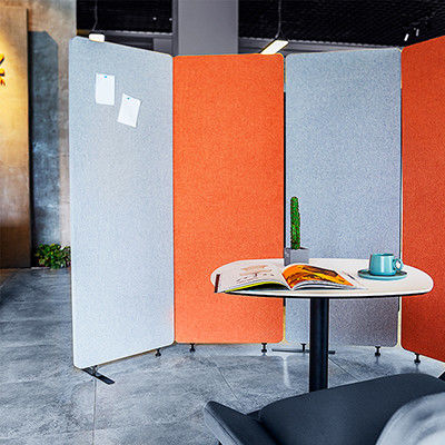 Moderno e elegante schermo pieghevole assorbente il suono per la decorazione degli uffici e dei bar