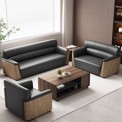 Divano da ufficio in cuoio Napa per spazi di lavoro moderni e confortevoli in Business Reception