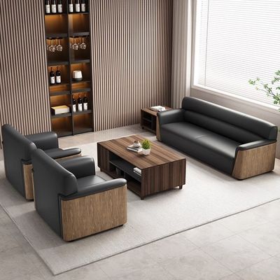 Divano da ufficio in cuoio Napa per spazi di lavoro moderni e confortevoli in Business Reception