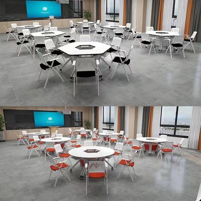 Formazione a piegatura personalizzabile Tabella di combinazione esagonale per attività multifunzionali