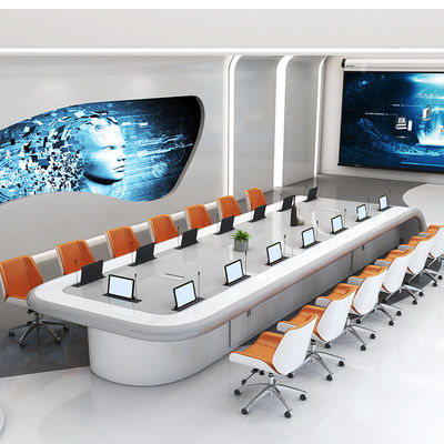 Tavolo e sedie per conferenze con funzione estensibile