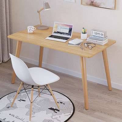 Mobili da ufficio in legno semplice computer portatile tavolo scrivania e sedia set per la stanza di studio delle ragazze