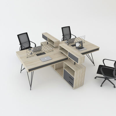 Semplice e moderno mobili da ufficio Combinazione di tavolo e sedia per postazione di lavoro aperta per il personale