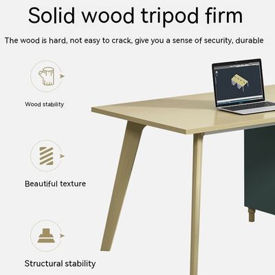 Arredamento commerciale Moderno personale in legno massello Scrivanie e sedie per stazioni di lavoro finanziarie