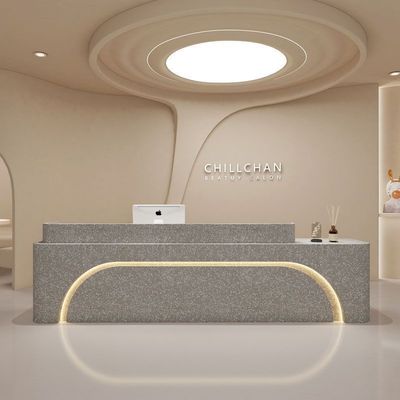 Recepzione multifunzionale semplice e moderna per il ristorante bianco di lusso