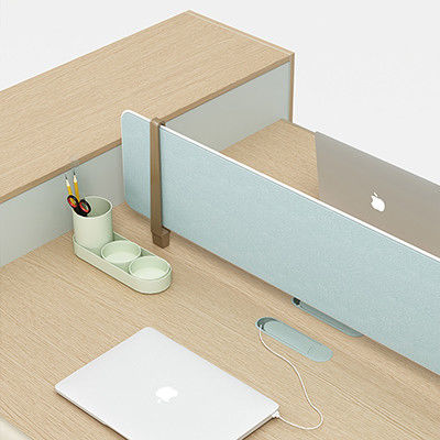 Scrivanie e sedie personalizzabili Combinazione per quattro persone Office Workstation