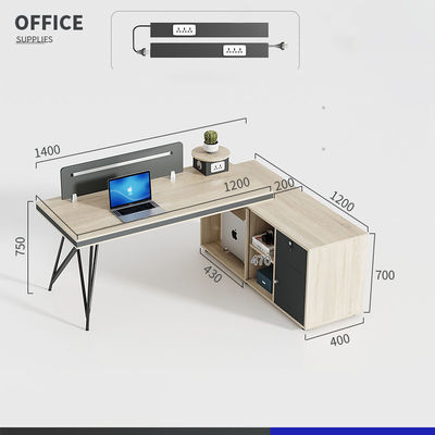 Arredamento commerciale Stazione di lavoro modulare aperta Arredamento per ufficio con libreria mobile