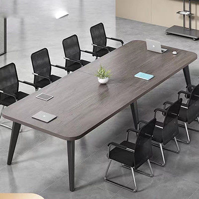 Moderno ufficio scrivania sala conferenze ricezione tavolo e sedia combinazione per la negoziazione