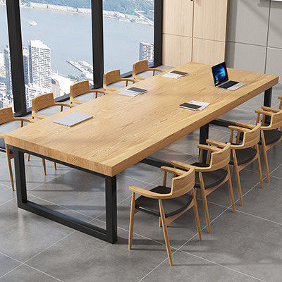 Tavolo di negoziato della scuola di stile europeo con design convertibile e materiale in legno massello