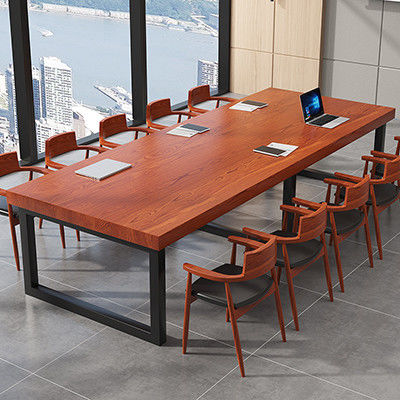 Tavolo di negoziato della scuola di stile europeo con design convertibile e materiale in legno massello