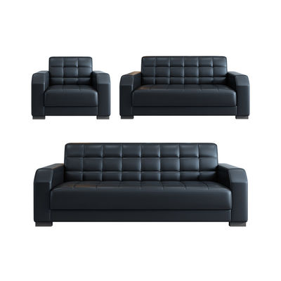 Mobili d'ufficio moderni Divano in pelle personalizzato Set stile cinese contemporaneo 2 set