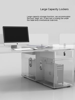Impianti d'affari ufficio scrivania e sedia combinazione per 2 4 6 persone