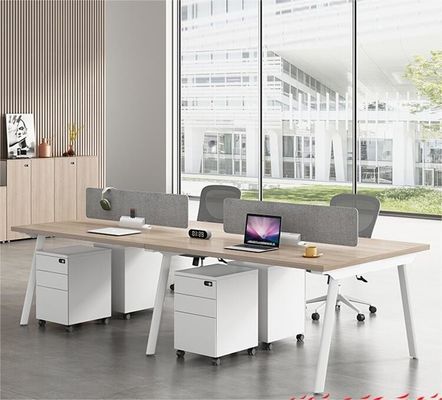 Combinazione di mobili da ufficio Semplice Moderno 4 6 Sedile artificiale Tavolo Sedile da schermata