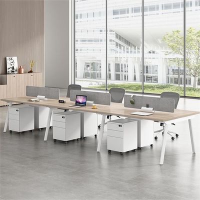 Combinazione di mobili da ufficio Semplice Moderno 4 6 Sedile artificiale Tavolo Sedile da schermata
