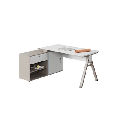 Disegno moderno leggero di lusso ufficio combinazione di scrivania e sedia per 2-4 persone