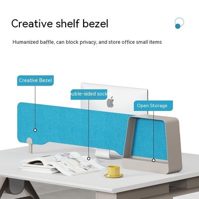 Disegno moderno leggero di lusso ufficio combinazione di scrivania e sedia per 2-4 persone