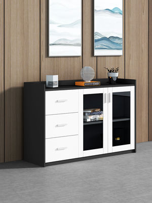 Disegni minimalisti Dispositivi per ufficio in legno personalizzati per aziende