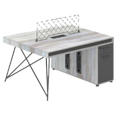 Servizio ufficio in legno massello in stile industriale
