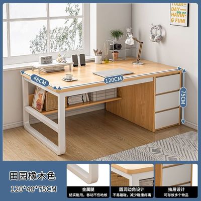 Semplice mobili d'ufficio moderni di ferro Legno Letto Banchetta da lavoro per ufficio a casa