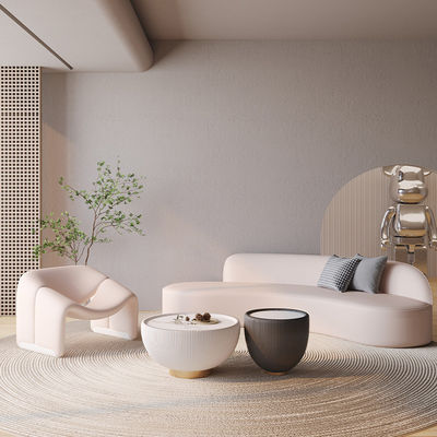 Imballaggio della posta Hotel a cinque stelle Lobby Lounge Area Divano con combinazione di tela di velluto