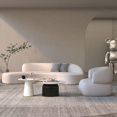 Imballaggio della posta Hotel a cinque stelle Lobby Lounge Area Divano con combinazione di tela di velluto