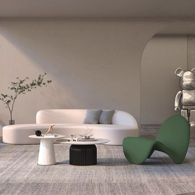 Imballaggio della posta Hotel a cinque stelle Lobby Lounge Area Divano con combinazione di tela di velluto