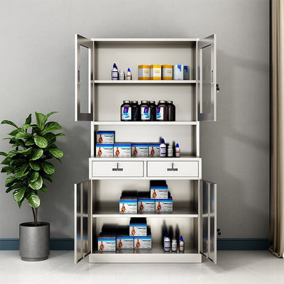 90*40*180cm Specificativi Armadietto di medicinali in acciaio inossidabile per ospedali e cliniche