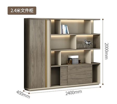 Modern Office File Cabinet In legno Boss Sfondo