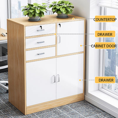 Struttura Assemblare Struttura Ufficio moderno cassetto in legno con serratura Mobile Archivio