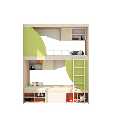 Letto d'albergo con risparmio di spazio, stile minimalista moderno, letto a letto in ferro con grande spazio di stoccaggio