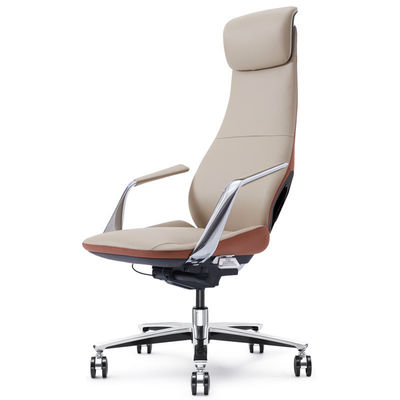 Sedia per ufficio con design ergonomico e materiale di pelle sintetica